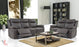 Volo Espresso Leather Reclining Sofa and Loveseat Set-Wholesale Furniture Brokers