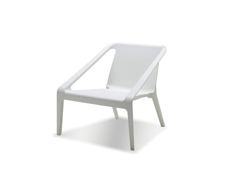 Mobital Accent Chair White Yumi Lounge Chair Gray Polypropylene Set of 4 - Available in 2 Colors