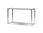 Mobital End Table Kube Sofa Table White Volakas Marble with Polished Stainless Steel