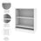 Modubox Bookcase Versatile Low Storage Unit With Rod - Available in 2 Colors