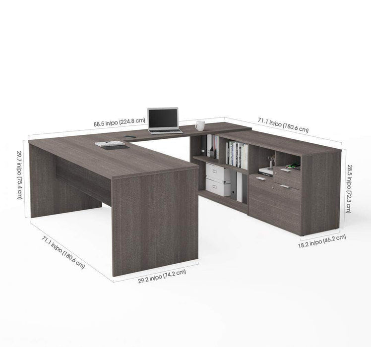 Modubox Computer Desk i3 Plus U or L-Shaped Desk - Available in 4 Colors
