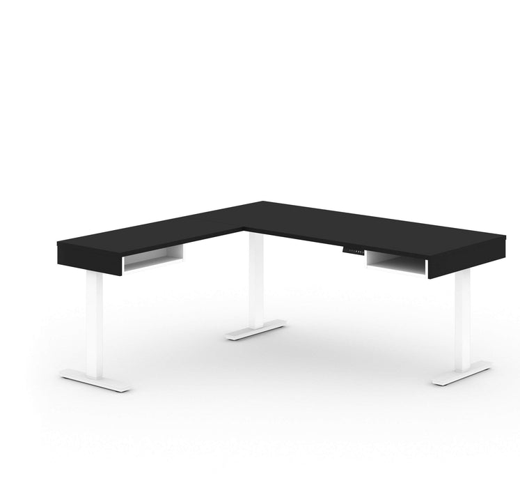 Modubox Desk Black & White Viva L-Shaped Standing Desk - Available in 2 Colors