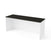 Modubox Desk White & Deep Gray Pro-Concept Plus Narrow Desk Shell - Available in 2 Colors