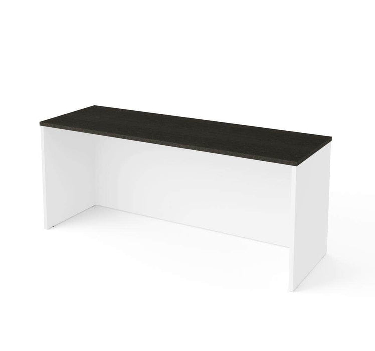Modubox Desk White & Deep Gray Pro-Concept Plus Narrow Desk Shell - Available in 2 Colors