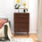 Modubox Drawer Chest Cherry Milo Mid Century Modern 4-drawer Chest - Available in 4 Colors