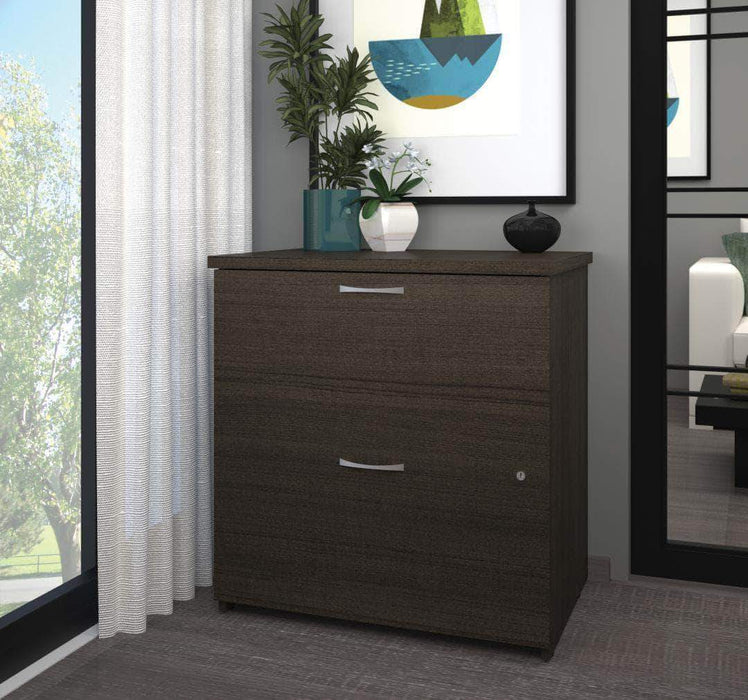 Modubox File Cabinet Dark Chocolate Logan Lateral File Cabinet - Available in 5 Colors