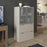 Modubox File Cabinet White Chocolate i3 Plus Lateral File Cabinet with Frosted Glass Doors Hutch - Available in 2 Colors