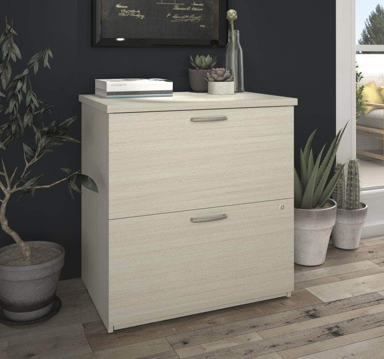 Modubox File Cabinet White Chocolate Logan Lateral File Cabinet - Available in 5 Colors