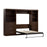 Modubox Murphy Wall Bed Chocolate Pur Full Murphy Wall Bed and 2 Storage Units with Drawers (120”) - Available in 2 Colors