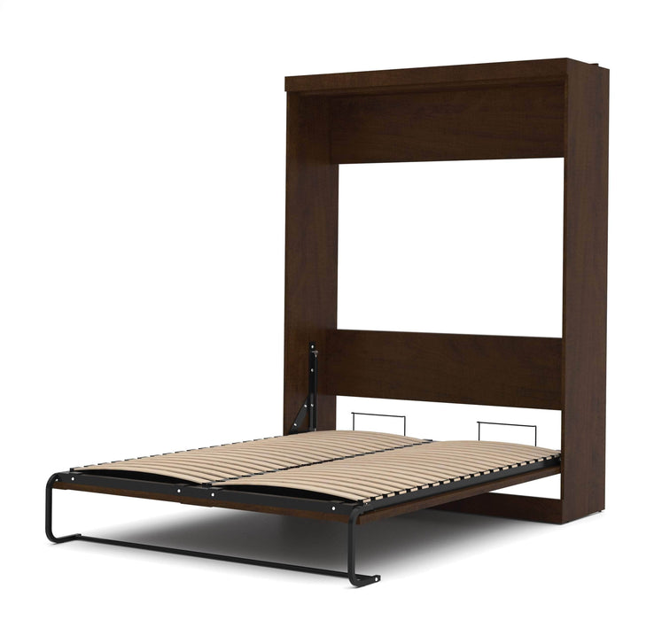 Modubox Murphy Wall Bed Chocolate Pur Queen Murphy Wall Bed and 2 Storage Units (115W) - Available in 3 Colors