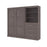 Modubox Murphy Wall Bed Pur Full Murphy Wall Bed and Storage Unit with Drawers (95W) - Available in 2 Colors