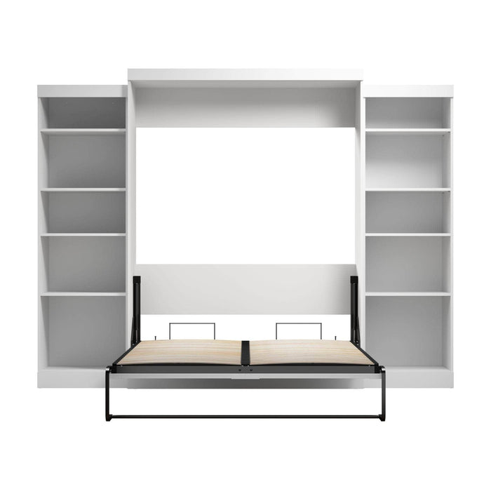 Modubox Murphy Wall Bed Pur Queen Murphy Wall Bed and 2 Storage Units (115W) - Available in 3 Colors