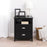 Modubox Nightstand Black Yaletown 2-Drawer Tall Nightstand - Multiple Options Available