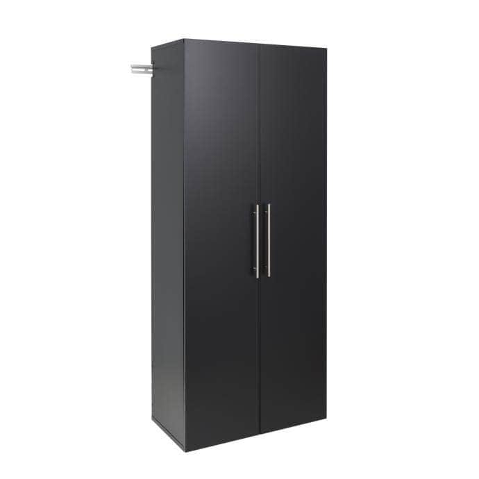 Prepac Space-Saving Black Shoe Storage Cabinet