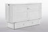 Night and Day Murphy Cabinet Bed White Daisy Murphy Cabinet Bed with Queen Gel Memory Foam Mattress - Available in 3 Colours
