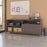 Bestar Bark Gray Credenza with 2 Drawers - Available in 5 Colors