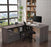 Bestar Bark Gray i3 Plus L-Shaped Desk - Available in 4 Colors