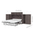 Bestar Cabinet Bed Pur Queen Cabinet Bed with Mattress and two 36″ Storage Units - Available in 3 Colors