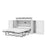 Bestar Cabinet Bed White Pur Queen Cabinet Bed with Mattress and 2 36″ Storage Units - Available in 3 Colors