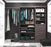 Bestar Closet Organizer Pur 61W Closet Organizer - Available in 3 Colors