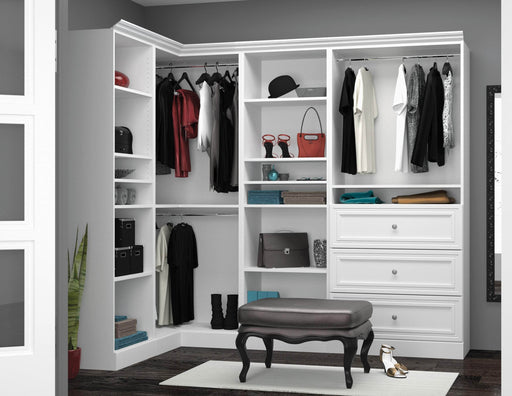 Bestar Closet Organizer Versatile Walk-In Closet Organizer - Available in 2 Colors