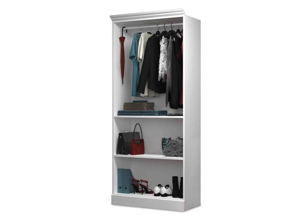 Bestar Closet Organizer White Versatile 36” Closet Organizer - Available in 2 Colors