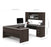 Bestar Desk Sets Ridgeley Executive Computer Desk with Hutch, a Lateral File Cabinet, and a Bookcase - Available in 2 Colors