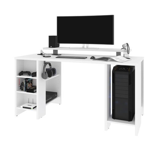 Bestar Gaming Desk Electra 60W Gaming Desk In White