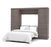 Bestar Full Murphy Bed Bark Gray Nebula  Full Murphy Bed and 2 Storage Units with Drawers (109W) - Available in 4 Colors