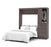 Bestar Full Murphy Bed Bark Gray Nebula Full Murphy Bed and Storage Unit with Drawers (84W) - Available in 4 Colors