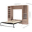 Bestar Full Murphy Bed Cielo Full Murphy Bed and 2 Storage Cabinets with Drawers (98W) - Available in 2 Colors