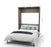 Bestar Full Murphy Bed Cielo Full Murphy Bed with Storage (98W) - Available in 2 Colors