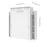 Bestar Full Murphy Bed White Lumina Full Murphy Bed and 2 Storage Units (79”) - White