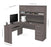 Bestar Innova L-Shaped Desk with Pedestal and Hutch - Available in 2 Colors