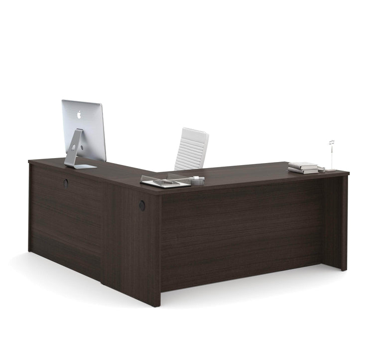 Bestar L-Desk Embassy L-Shaped Desk with Pedestal - Available in 2 Colors