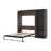 Orion Full Murphy Wall Bed With Shelving Unit - Available in 2 Colors