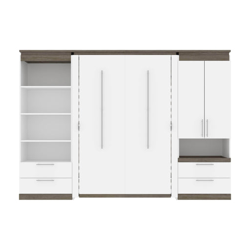 Bestar Murphy Beds Orion 118W Full Murphy Bed And Multifunctional Storage With Drawers - Available in 2 Colors