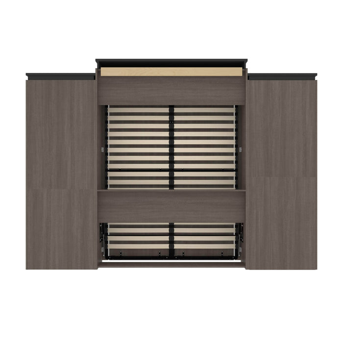 Bestar Murphy Beds Orion 124W Queen Murphy Bed And Multifunctional Storage With Drawers - Available in 2 Colors