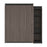 Bestar Murphy Beds Orion Queen Murphy Bed With Narrow Shelving Unit - Available in 2 Colors