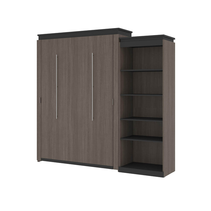 Bestar Murphy Beds Orion Queen Murphy Bed With Shelving Unit - Available in 2 Colors