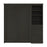 Bestar Murphy Beds Versatile Full Murphy Bed And Shelving Unit With Drawers In Deep Gray