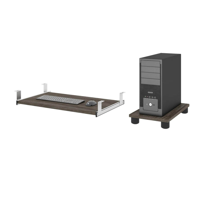 Bestar Office Accessories Embassy Keyboard Tray and CPU Stand - Available in 2 Colors