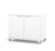 Pro-Linea 2 Door Storage Cabinet in White