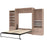 Bestar Queen Murphy Bed Cielo Queen Murphy Bed and 2 Storage Cabinets with Drawers (124W) - Available in 2 Colors