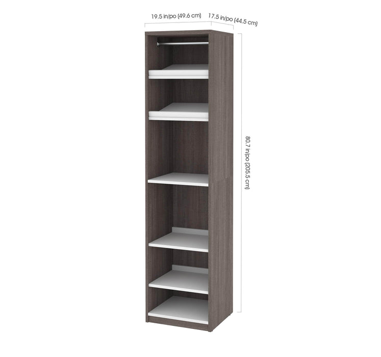 Bestar Queen Murphy Bed Cielo Queen Murphy Bed with 2 Storage Cabinets (104W) - Available in 2 Colors