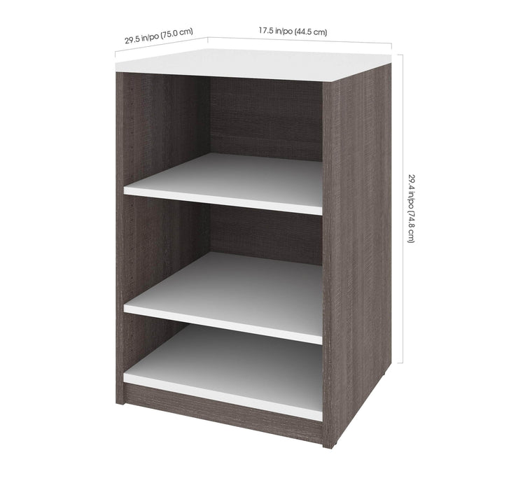 Bestar Queen Murphy Bed Cielo Queen Murphy Bed with Storage Cabinet (85W) - Available in 2 Colors