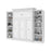 Bestar Queen Murphy Bed White Versatile Queen Murphy Bed and 2 Storage Units (115”) - White