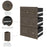 Bestar Shelves Drawers and Doors Versatile 3-Drawer Set for Versatile 25” Storage Unit - Available in 3 Colors