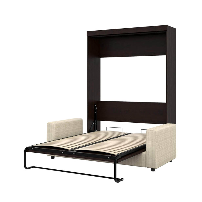 Bestar Sofa Murphy Bed Chocolate Pur Full Murphy Bed and a Sofa - Available in 2 Colors