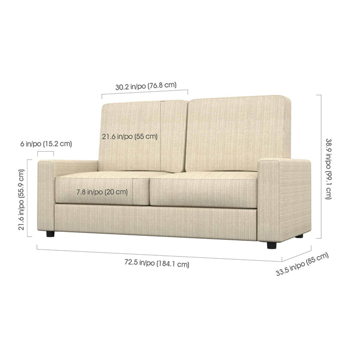 Bestar Sofa Murphy Bed Pur Full Murphy Bed and a Sofa - Available in 2 Colors
